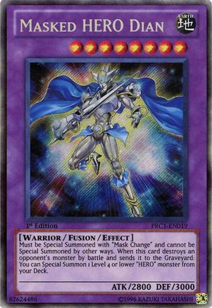 Masked HERO Dian (Secret Rare) (PRC1-EN019) - 2012 Premium Collection Tin 1st Edition