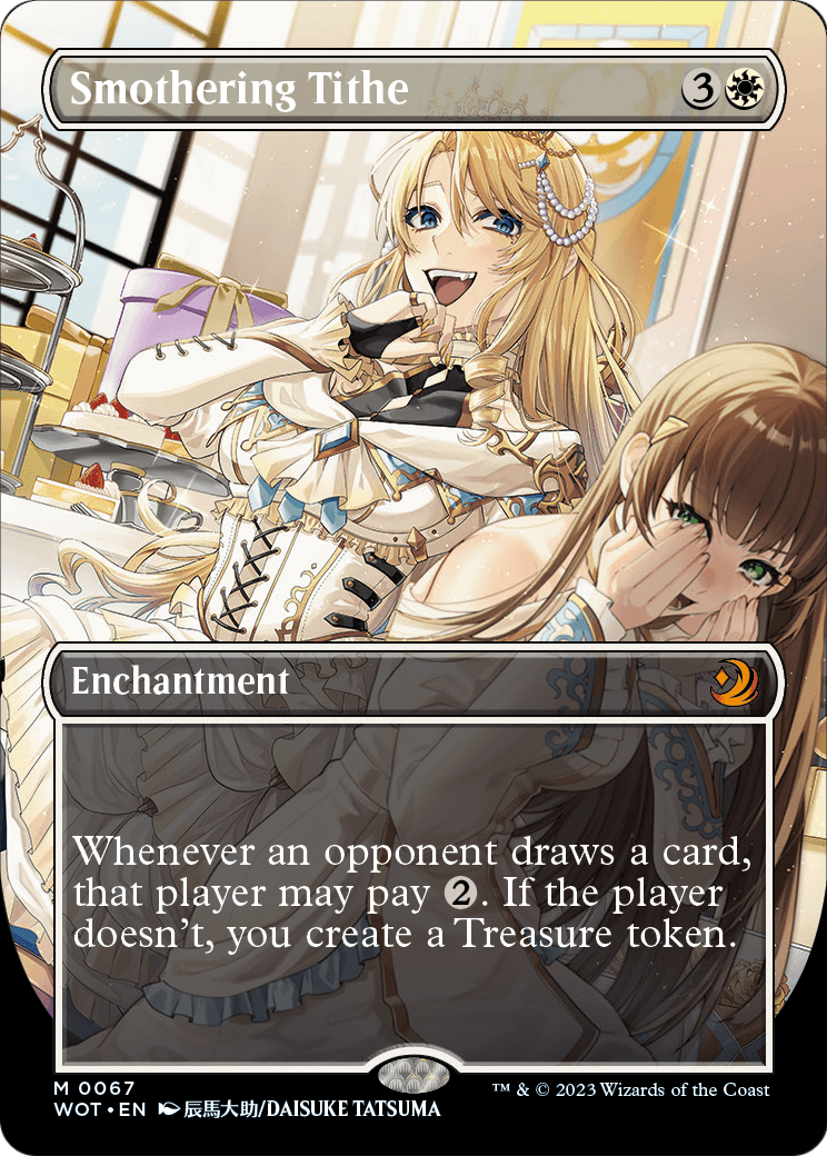 Smothering Tithe (Anime Borderless) (WOT-067) [Wilds of Eldraine: Enchanting Tales] Foil