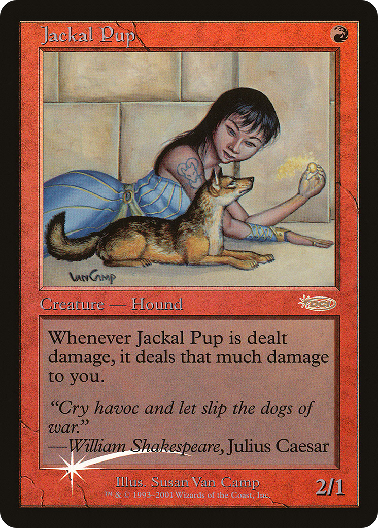 Jackal Pup [Friday Night Magic 2001] Foil