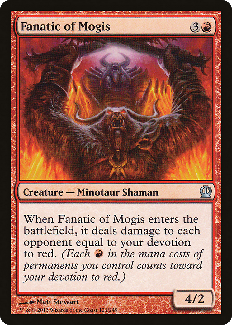 Fanatic of Mogis (THS-121) [Theros] Foil