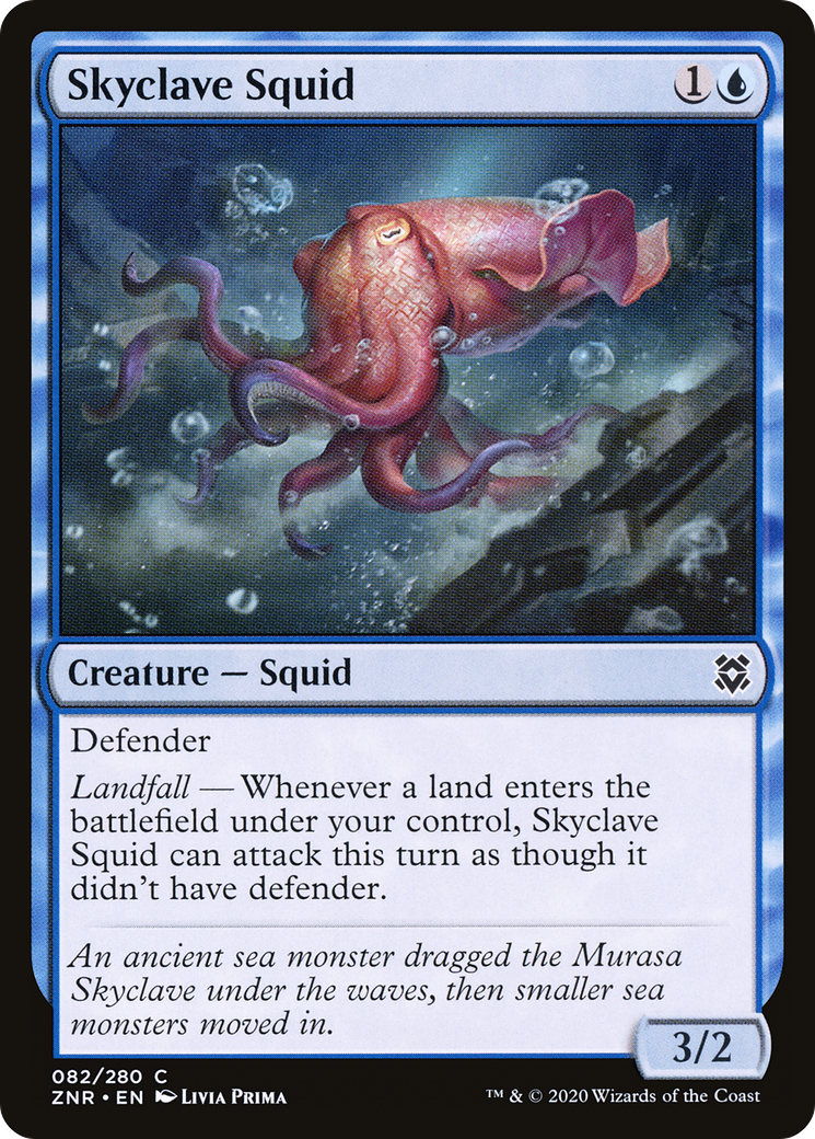 Skyclave Squid - Foil [Zendikar Rising]
