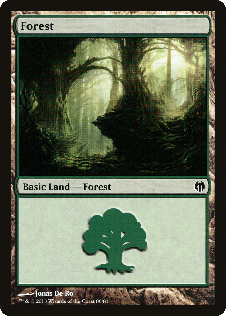Forest (DDL-080) [Duel Decks: Heroes vs. Monsters]