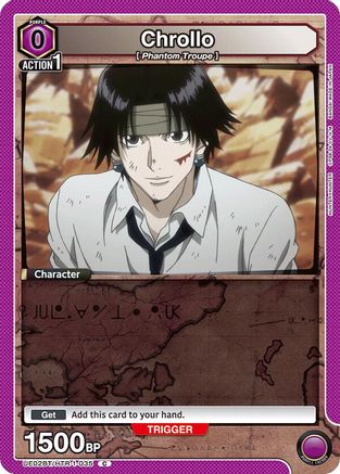 Chrollo (035) (UE02BT/HTR-1-035) - UE02BT HUNTER X HUNTER