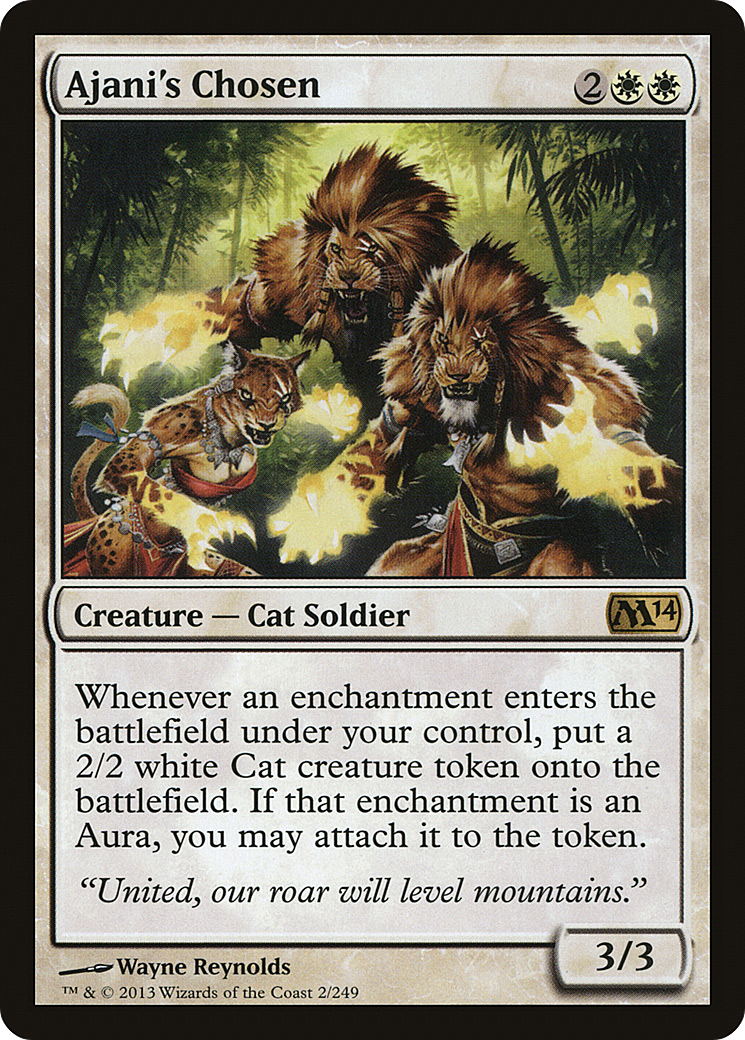 Ajani's Chosen (M14-002) [Magic 2014]