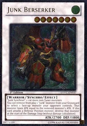 Junk Berserker (Ultimate Rare) (EXVC-EN037) - Extreme Victory 1st Edition