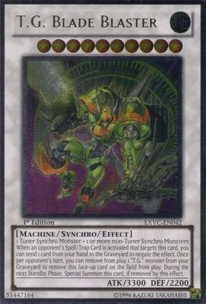 T.G. Blade Blaster (Ultimate Rare) (EXVC-EN042) - Extreme Victory 1st Edition