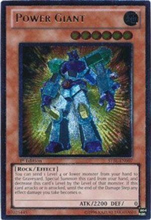 Power Giant (Ultimate Rare) (STBL-EN007) - Starstrike Blast 1st Edition