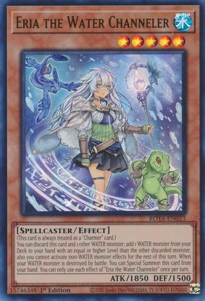 Eria the Water Channeler (Ultra Rare) (ROTA-EN023) - Rage of the Abyss 1st Edition
