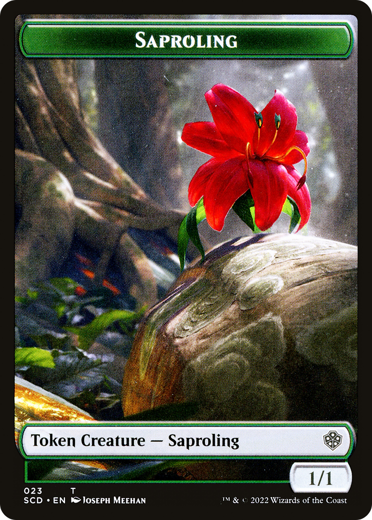 Saproling (TSCD-023) [Starter Commander Deck Tokens] Foil