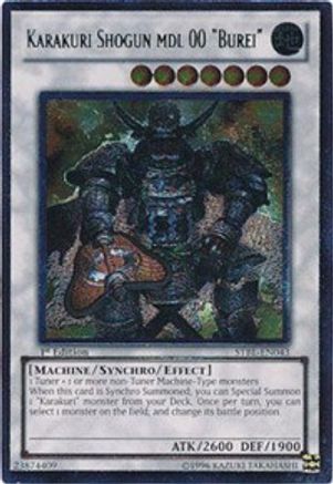 Karakuri Shogun mdl 00 "Burei" (Ultimate Rare) (STBL-EN043) - Starstrike Blast Unlimited