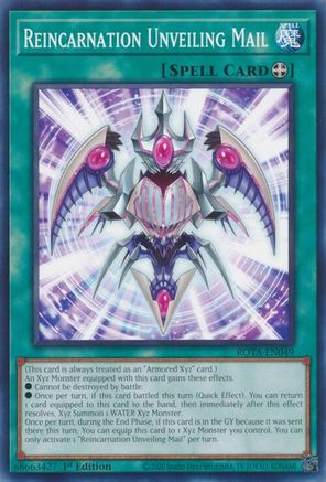 Reincarnation Unveiling Mail (Common) (ROTA-EN049) - Rage of the Abyss 1st Edition