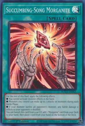 Succumbing-Song Morganite (Super Rare) (ROTA-EN065) - Rage of the Abyss 1st Edition