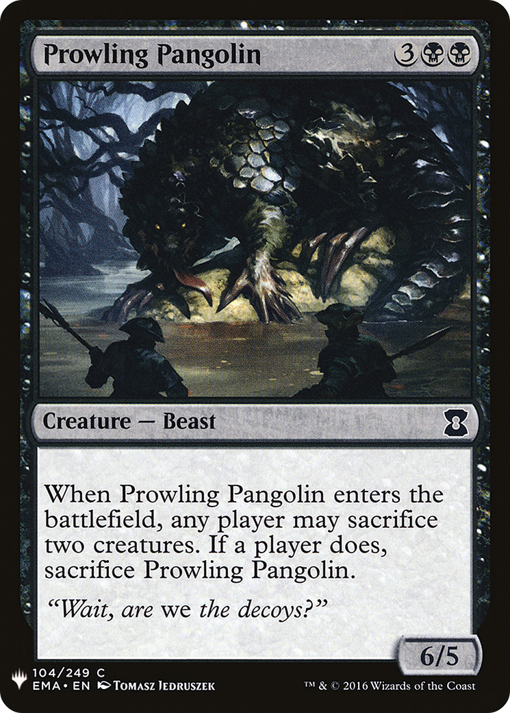 Prowling Pangolin (LIST-104) [The List]