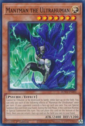 Mantman the Ultrahuman (Common) (ROTA-EN084) - Rage of the Abyss 1st Edition