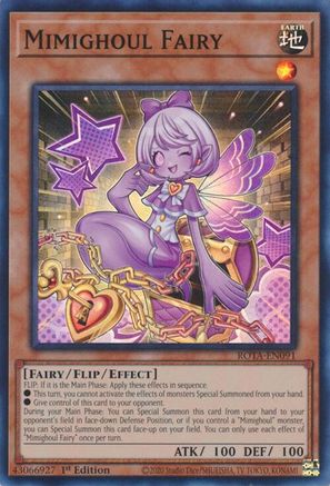 Mimighoul Fairy (Super Rare) (ROTA-EN091) - Rage of the Abyss 1st Edition