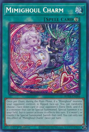 Mimighoul Charm (Secret Rare) (ROTA-EN096) - Rage of the Abyss 1st Edition