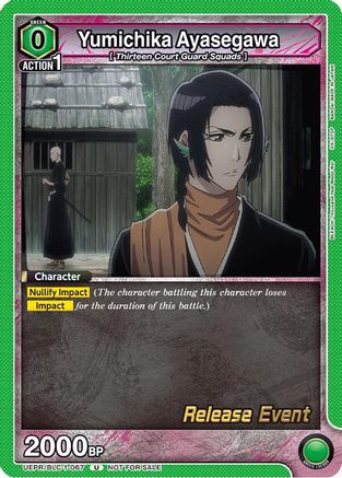 Yumichika Ayasegawa (UEPR/BLC-1-067) - UE01BT BLEACH ThousandYear Blood War Release Event Cards