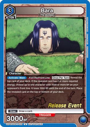 Bara (UEPR/HTR-1-025) - UE02BT HUNTER X HUNTER Release Event Cards