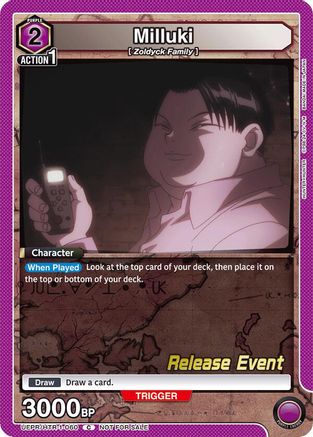 Milluki (UEPR/HTR-1-060) - UE02BT HUNTER X HUNTER Release Event Cards