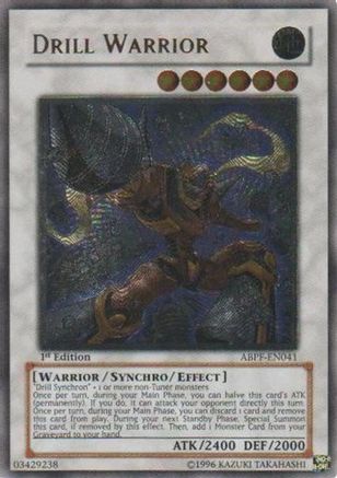 Drill Warrior (Ultimate Rare) (ABPF-EN041) - Absolute Powerforce 1st Edition