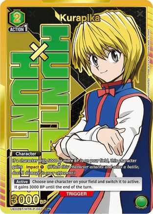 Kurapika (003) (R*) (UE02BT/HTR-P-003) - UE02BT HUNTER X HUNTER Foil