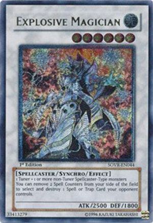 Explosive Magician (Ultimate Rare) (SOVR-EN044) - Stardust Overdrive 1st Edition