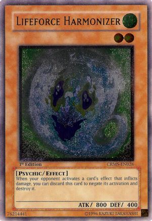Lifeforce Harmonizer (Ultimate Rare) (CRMS-EN026) - Crimson Crisis Unlimited
