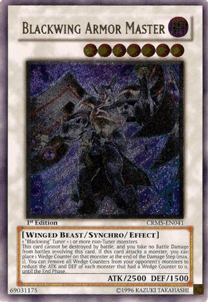 Blackwing Armor Master (Ultimate Rare) (CRMS-EN041) - Crimson Crisis Unlimited