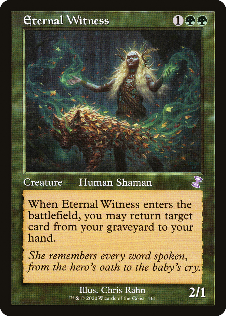 Eternal Witness (TSR-361) [Time Spiral Remastered] Foil