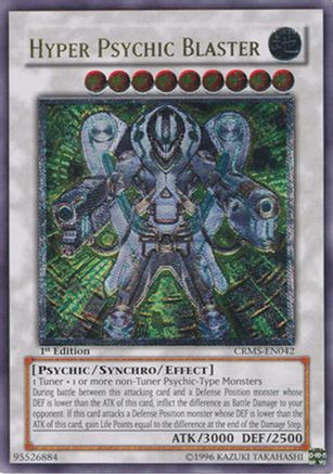 Hyper Psychic Blaster (Ultimate Rare) (CRMS-EN042) - Crimson Crisis Unlimited