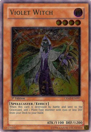 Violet Witch (Ultimate Rare) (CRMS-EN097) - Crimson Crisis 1st Edition