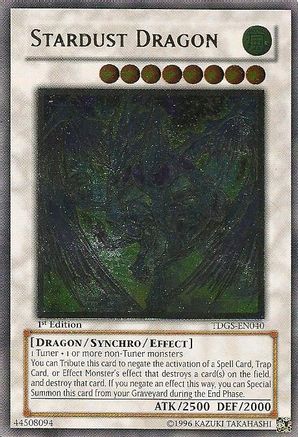 Stardust Dragon (Ultimate Rare) (TDGS-EN040) - The Duelist Genesis Unlimited