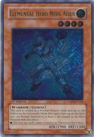 Elemental Hero Neos Alius (Ultimate Rare) (TAEV-EN018) - Tactical Evolution 1st Edition