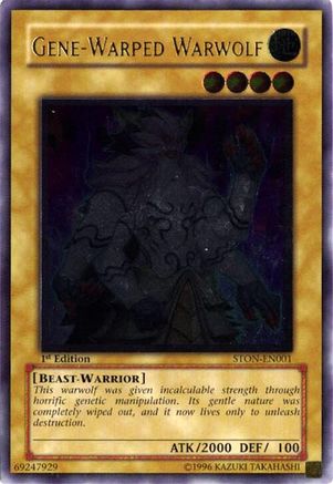 Gene-Warped Warwolf (Ultimate Rare) (STON-EN001) - Strike of Neos Unlimited