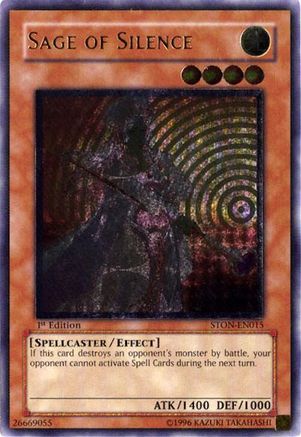 Sage of Silence (Ultimate Rare) (STON-EN015) - Strike of Neos Unlimited
