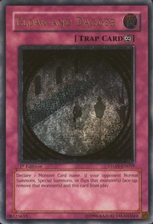 Cloak and Dagger (Ultimate Rare) (STON-EN059) - Strike of Neos 1st Edition