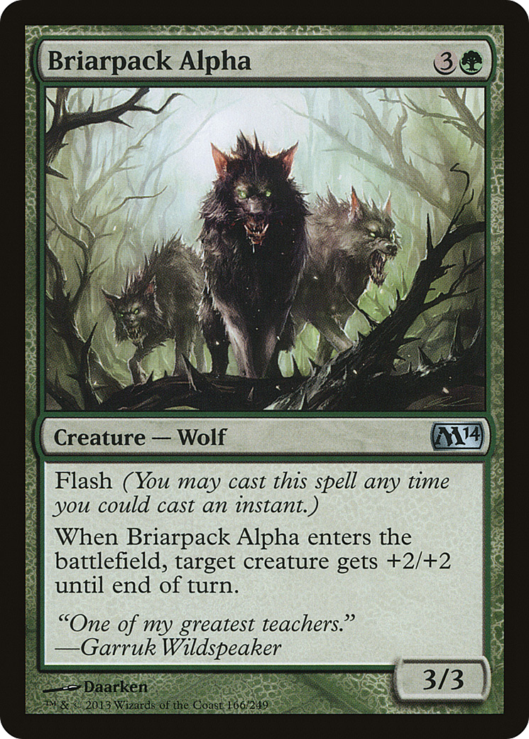 Briarpack Alpha (M14-166) [Magic 2014] Foil