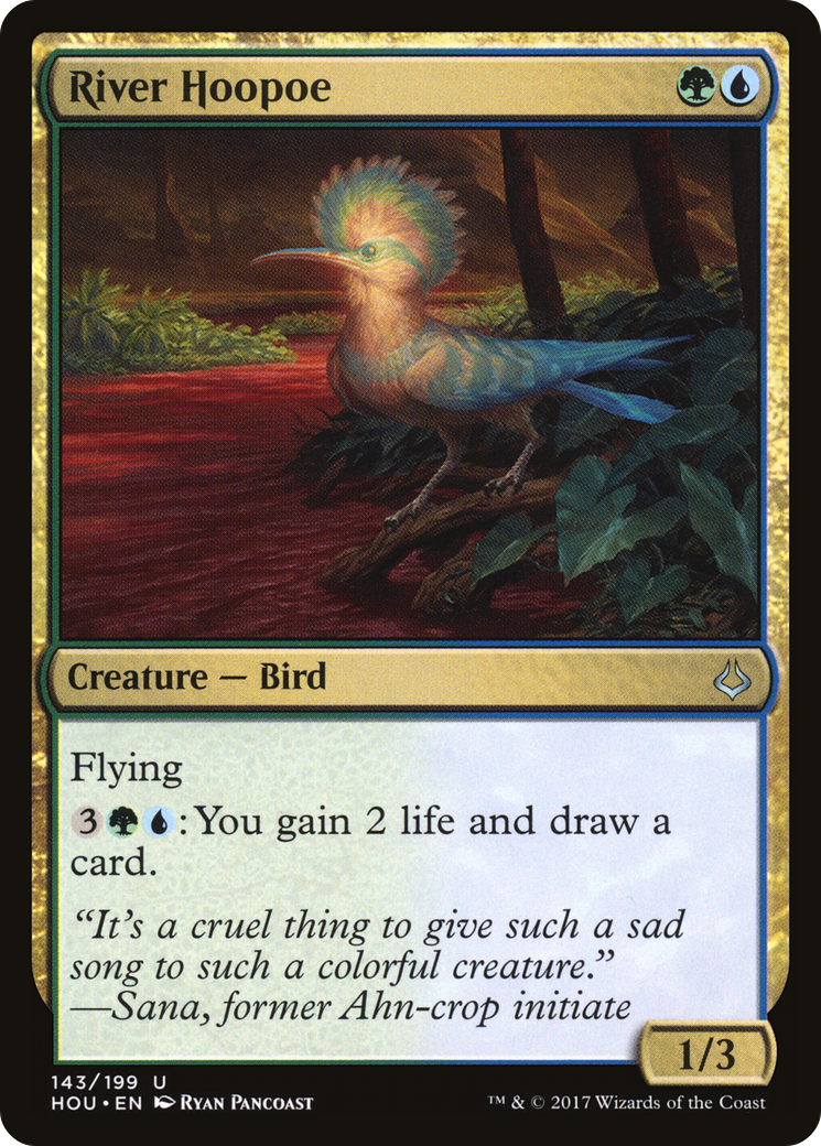 River Hoopoe (HOU-143) [Hour of Devastation] Foil