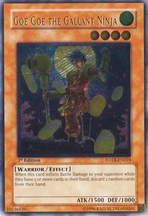 Goe Goe the Gallant Ninja (Ultimate Rare) (FOTB-EN024) - Force of the Breaker 1st Edition