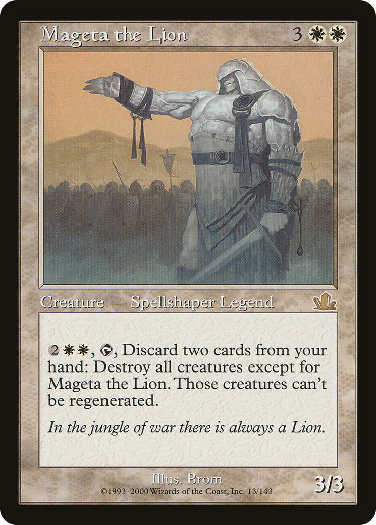 Mageta the Lion (PCY-013) [Prophecy] Foil