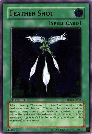 Feather Shot (Ultimate Rare) (EEN-EN042) - Elemental Energy 1st Edition