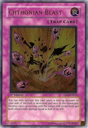 Chthonian Blast (Ultimate Rare) (EEN-EN050) - Elemental Energy 1st Edition