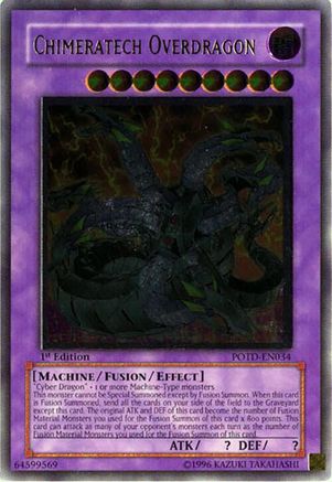 Chimeratech Overdragon (Ultimate Rare) (POTD-EN034) - Power of the Duelist Unlimited