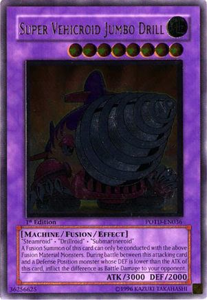 Super Vehicroid Jumbo Drill (Ultimate Rare) (POTD-EN036) - Power of the Duelist Unlimited