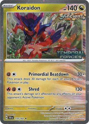 Koraidon (European Promo) (119/162) [Miscellaneous Cards & Products] - Promo