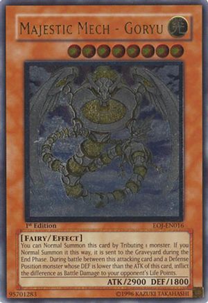Majestic Mech - Goryu (Ultimate Rare) (EOJ-EN016) - Enemy of Justice 1st Edition