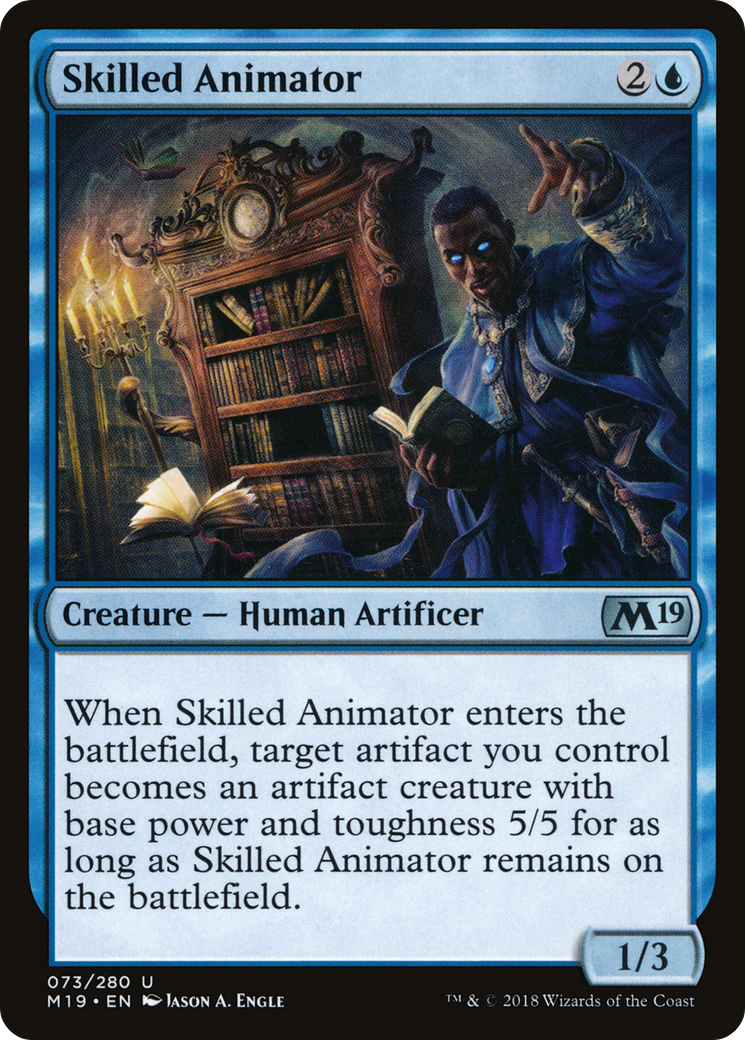 Skilled Animator (M19-073) [Core Set 2019] Foil