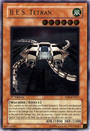 B.E.S. Tetran (Ultimate Rare) (EEN-EN017) - Elemental Energy Unlimited