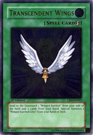 Transcendent Wings (Ultimate Rare) (CRV-EN045) - Cybernetic Revolution Unlimited