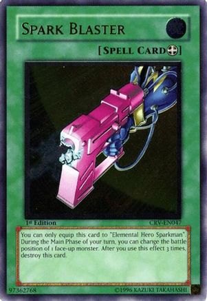Spark Blaster (Ultimate Rare) (CRV-EN047) - Cybernetic Revolution Unlimited